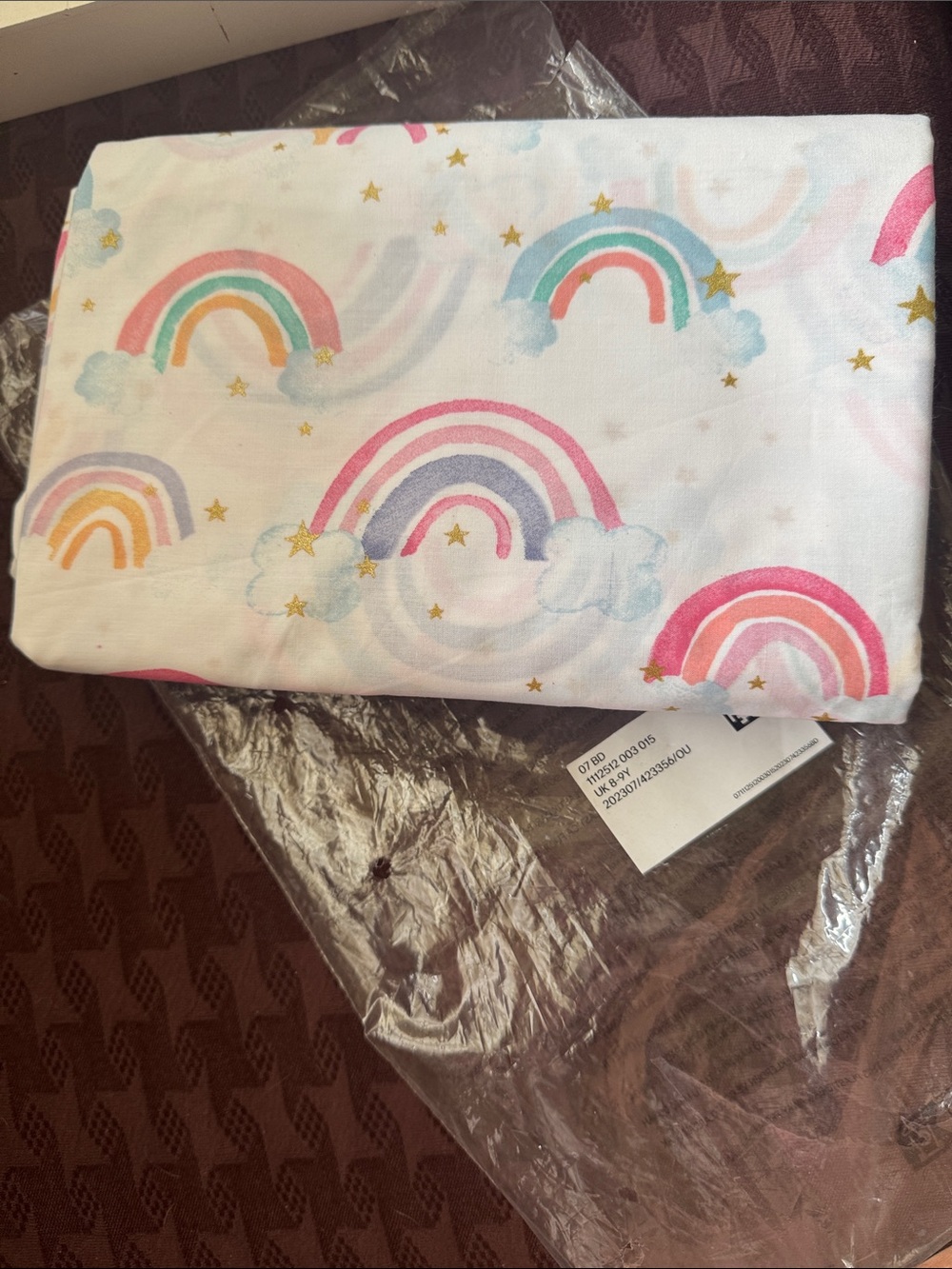 ONE Organic Rainbow Cloud Flat Sheet